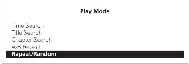 PIONEER BDP-170 - Lecture dans un ordre aléatoire (Lecture aléatoire) - 3