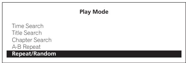 PIONEER BDP-170 - Répétition de la lecture (Lecture repétée) - 3