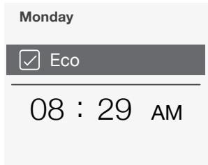 Monday ✓ Eco 08 : 29 AM