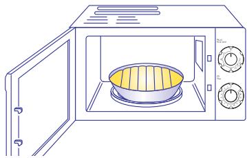 DELONGHI MW 20 G - Mise en marche du four avec la fonction combinée micro-ondes + grill - 1