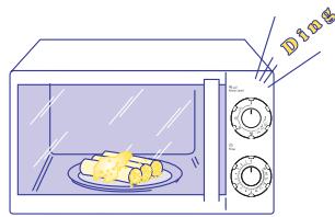 DELONGHI MW 20 G - Mise en marche du four avec la fonction seulement micro-ondes - 4