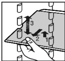 LIEBHERR IK 2720 - Décaler les tablettes de rangement - 1
