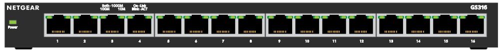 NETGEAR SWITCH GS105E-200PES - SWITCH GS108E-300PES - Step 3. Check the status. - 1