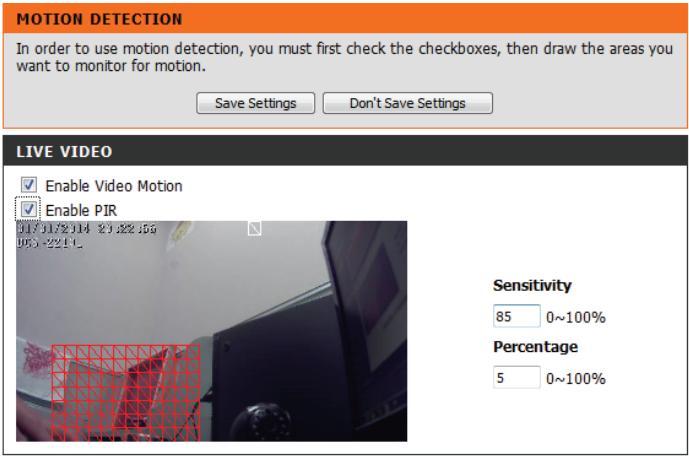 D-LINK DGS-1210-28MP - Détection de mouvement - 1