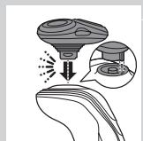 PHILIPS S5550 SHAVER SERIES 5000 - Helposti kiinnitettävien lisäosien käytäminen - 2