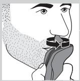 PHILIPS S5550 SHAVER SERIES 5000 - Nenäkarvatrimerilisäosan käytäminen - 2
