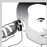 PHILIPS S5550 SHAVER SERIES 5000 - Trimning af orehar - 2
