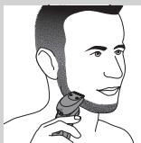 PHILIPS S5550 SHAVER SERIES 5000 - Sakal sekillendirme aparatinin tarak olmadan kullanilmasi - 2