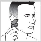 PHILIPS S5550 SHAVER SERIES 5000 - Het verwijderen en bevestigen van de opklikbare hulpstukken - 3