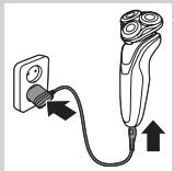 PHILIPS S5550 SHAVER SERIES 5000 - Mit dem Ladegerät auflagen - 1