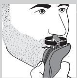 PHILIPS S5550 SHAVER SERIES 5000 - Het neustrimmerhulpstuk gebruiken - 1