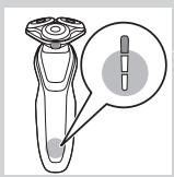 PHILIPS S5550 SHAVER SERIES 5000 - Aterstaende batterikapacitet - 1