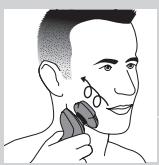 PHILIPS S5550 SHAVER SERIES 5000 - Periodo di adattamento sulla pelle - 1