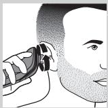 PHILIPS S5550 SHAVER SERIES 5000 - Korvakarvojen siistiminen - 1