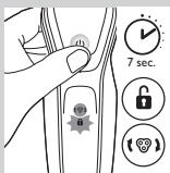 PHILIPS S5550 SHAVER SERIES 5000 - Batteriniväindikator med tre lys - 17