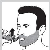 PHILIPS S5550 SHAVER SERIES 5000 - Using the trimmer attachment - 7