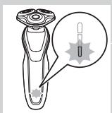 PHILIPS S5550 SHAVER SERIES 5000 - Batteria scarica - 1