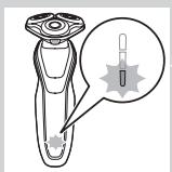 PHILIPS S5550 SHAVER SERIES 5000 - Lataus vähissä - 1