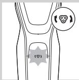 PHILIPS S5550 SHAVER SERIES 5000 - Batteriniväindikator med tre lys - 9