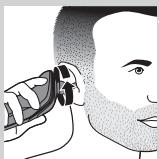 PHILIPS S5550 SHAVER SERIES 5000 - Recorte del peso de las orejas - 1
