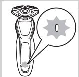 PHILIPS S5550 SHAVER SERIES 5000 - Batteriladdningsindikator med 3 lampor - 1