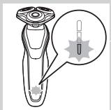 PHILIPS S5550 SHAVER SERIES 5000 - Bateria fraca - 1