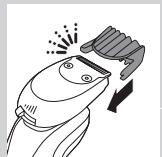 PHILIPS S5550 SHAVER SERIES 5000 - Utilizar o acessório estilizador de barba com pente - 1