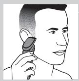 PHILIPS S5550 SHAVER SERIES 5000 - Brug af trimmertilbehør - 4