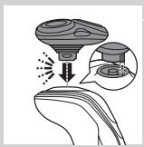PHILIPS S5550 SHAVER SERIES 5000 - Rimozione o inserimento degli accessori - 1