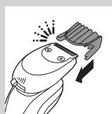 PHILIPS S5550 SHAVER SERIES 5000 - Paikalleen napsautettavien lisäosien poistaminen ja kiinnittäminen - 4