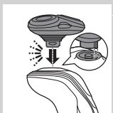 PHILIPS S5550 SHAVER SERIES 5000 - Het verwijderen en bevestigen van de opklikbare hulpstukken - 1