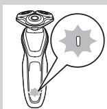 PHILIPS S5550 SHAVER SERIES 5000 - Indicador de energia de la bateria con 3 pilotos - 2