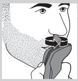 PHILIPS S5550 SHAVER SERIES 5000 - Utilizar o acessório do aparador para pêlos do nariz - 1