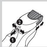 PHILIPS S5550 SHAVER SERIES 5000 - Uso del recortador - 7