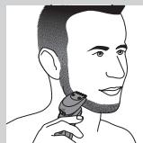 PHILIPS S5550 SHAVER SERIES 5000 - Utilizar o acessório estilizador de barba com pente - 5