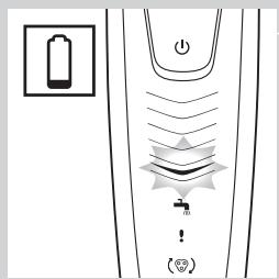 PHILIPS S5070 S5065 AQUATOUCH SHAVER SERIES 5000 - Battery low - 2