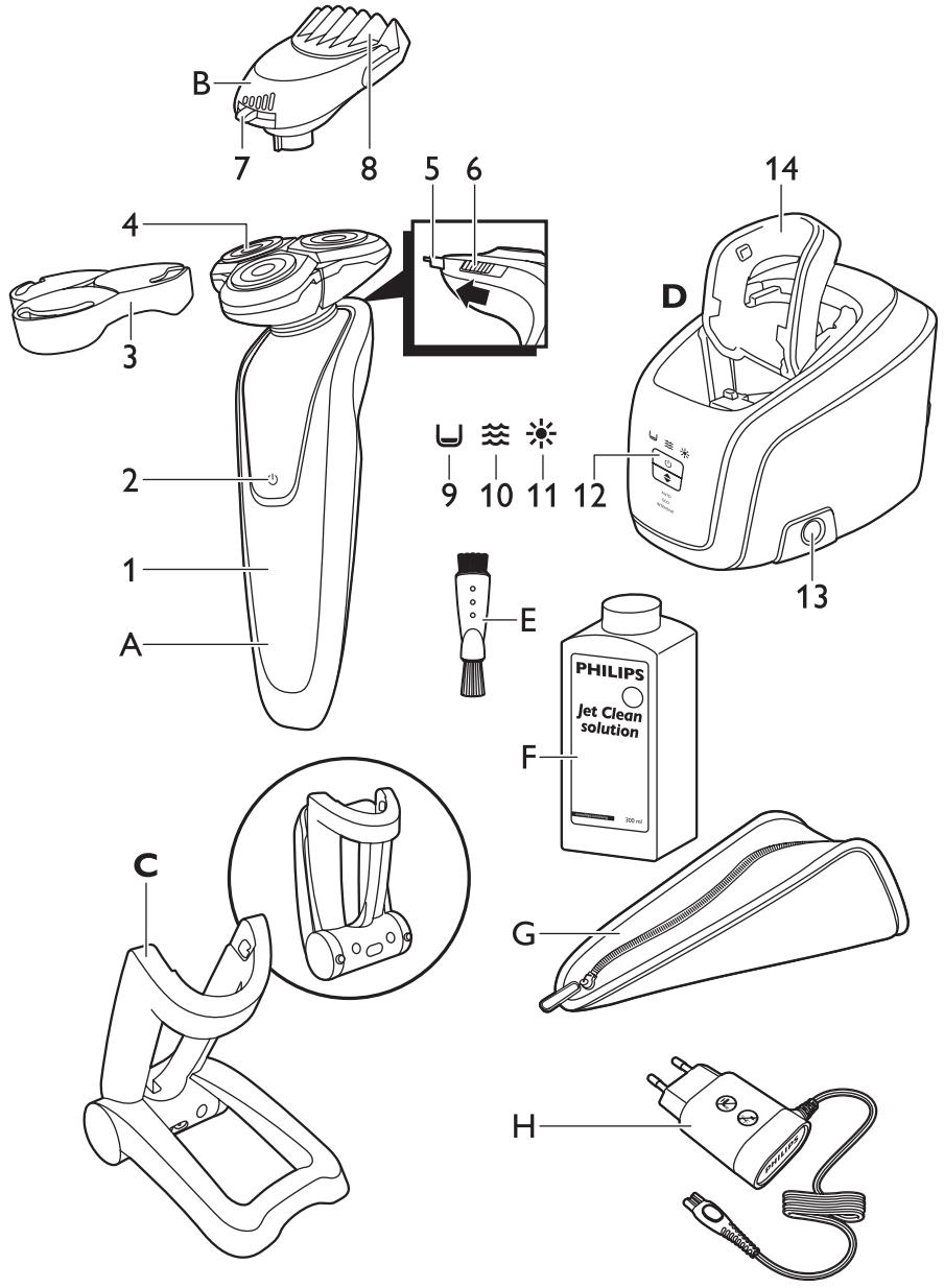 PHILIPS S5070 S5065 AQUATOUCH SHAVER SERIES 5000 - Always here to help you - 3