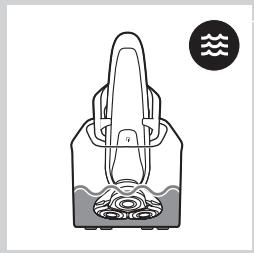 PHILIPS S5070 S5065 AQUATOUCH SHAVER SERIES 5000 - Utilisation du système de nettoyage jet clean - 4
