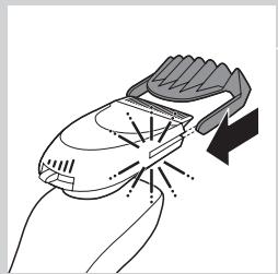 PHILIPS S5070 S5065 AQUATOUCH SHAVER SERIES 5000 - Utilizzato dell'accessorio regolabarba con il pettine - 1