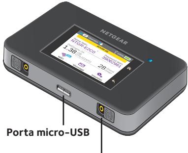 NETGEAR AC1900 NIGHTHAWK X10 AD7200 - Pulsanti e connettori - 2