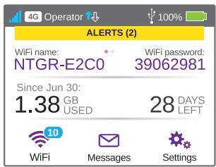 NETGEAR AC1900 NIGHTHAWK X10 AD7200 - LCD Screen - 1