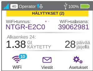 NETGEAR AC1900 NIGHTHAWK X10 AD7200 - LCD-näytto - 1