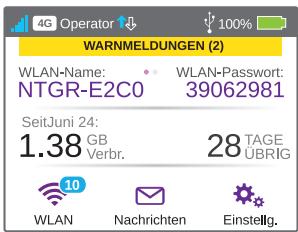 NETGEAR AC1900 NIGHTHAWK X10 AD7200 - LCD-Bildschirm - 1