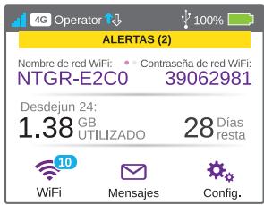 NETGEAR AC1900 NIGHTHAWK X10 AD7200 - Uso de la pantalla tactil - 1