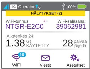 NETGEAR AC1900 NIGHTHAWK X10 AD7200 - Kosketusnäytön käytäminen - 1
