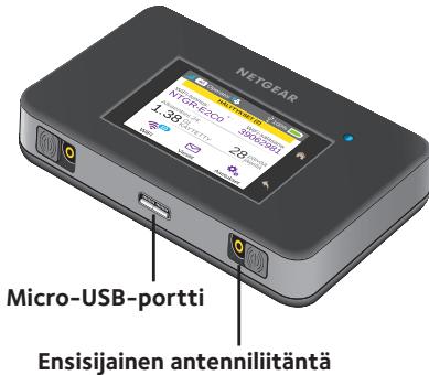 NETGEAR AC1900 NIGHTHAWK X10 AD7200 - Painikkeet ja liitannät - 2