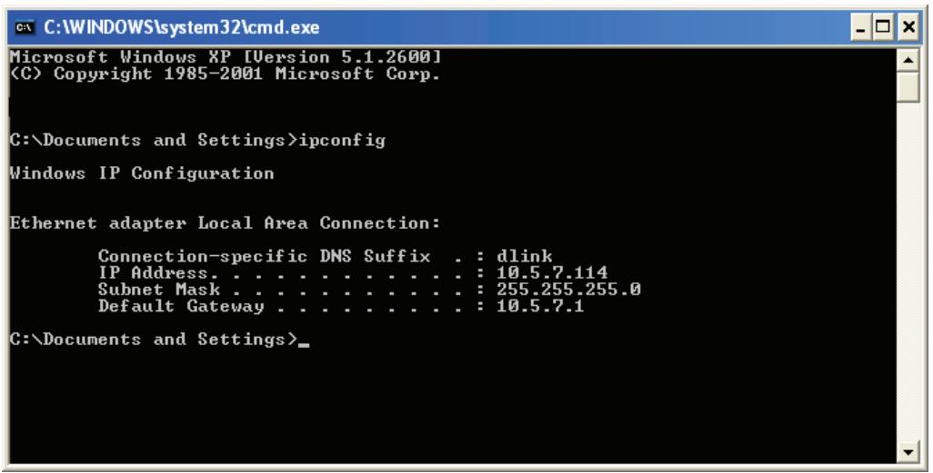 D-LINK DSL-3682 - Vérifiez votre adresse IP - 1