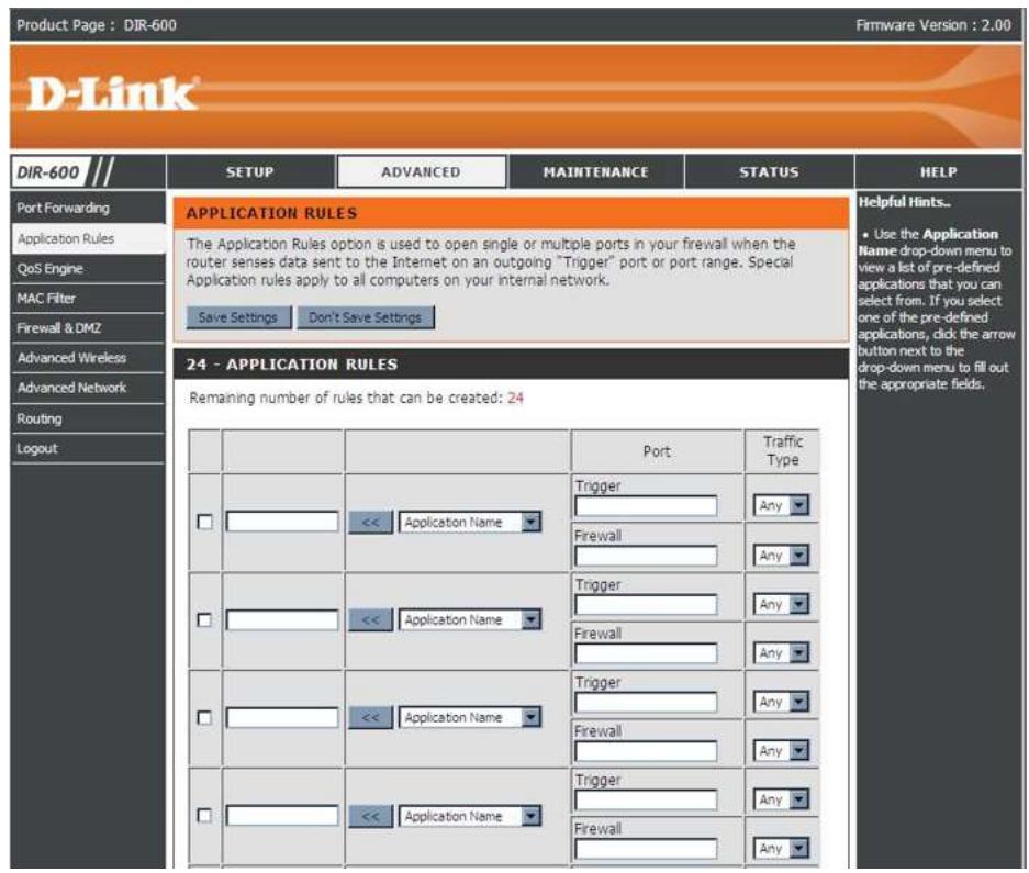 D-LINK DIR-895L - Règles d'application - 1