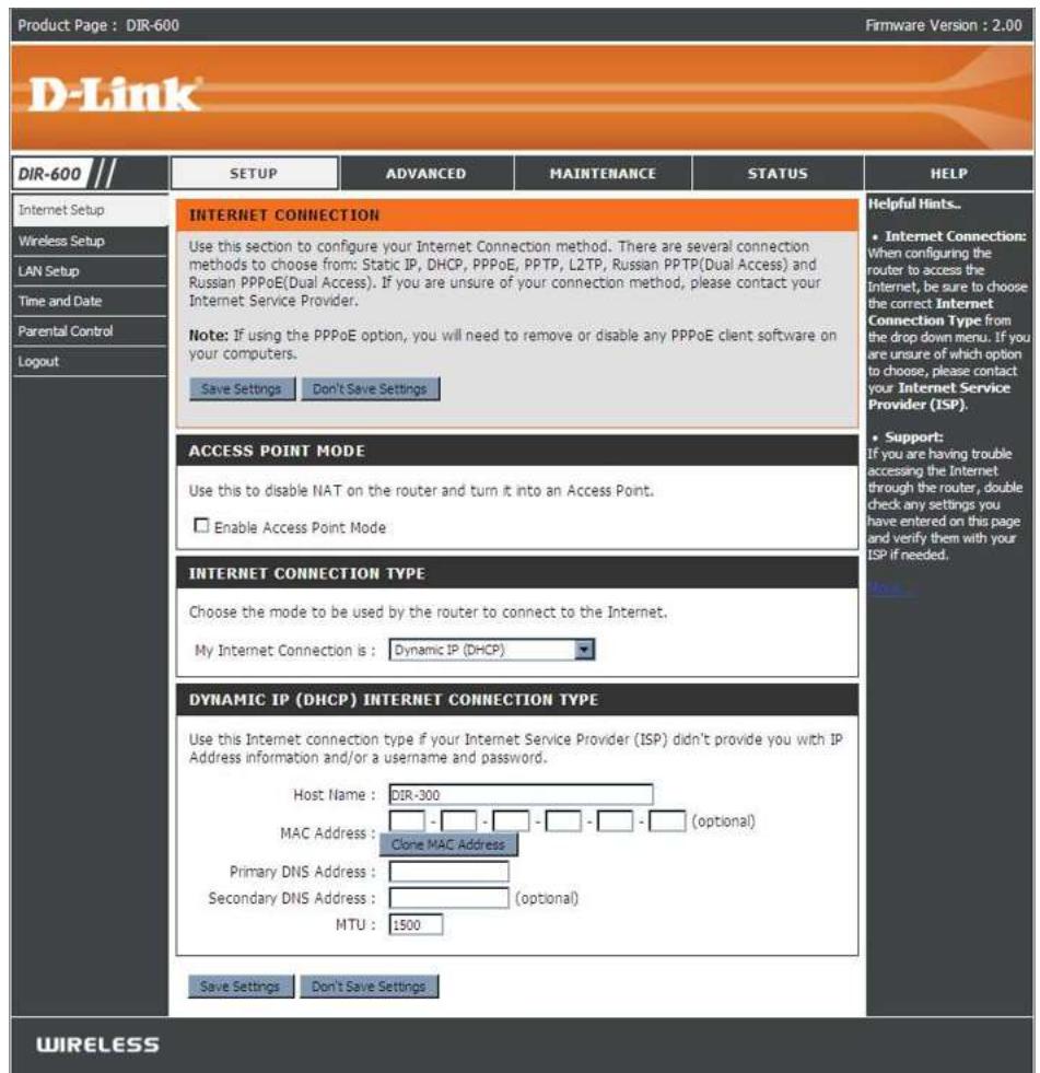 D-LINK DIR-895L - Configuration internet dynamique - 1
