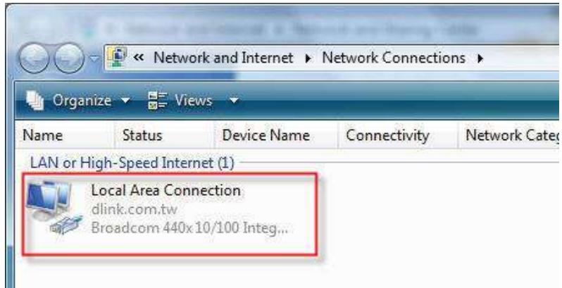 D-LINK DIR-895L - Configuration de l'adresse IP sous vista - 2